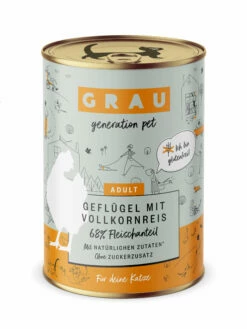 Grau Geflügel Mit Vollkornreis Nassfutter