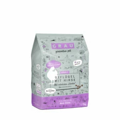 Grau Geflügel Mit Hirse Trockenfutter