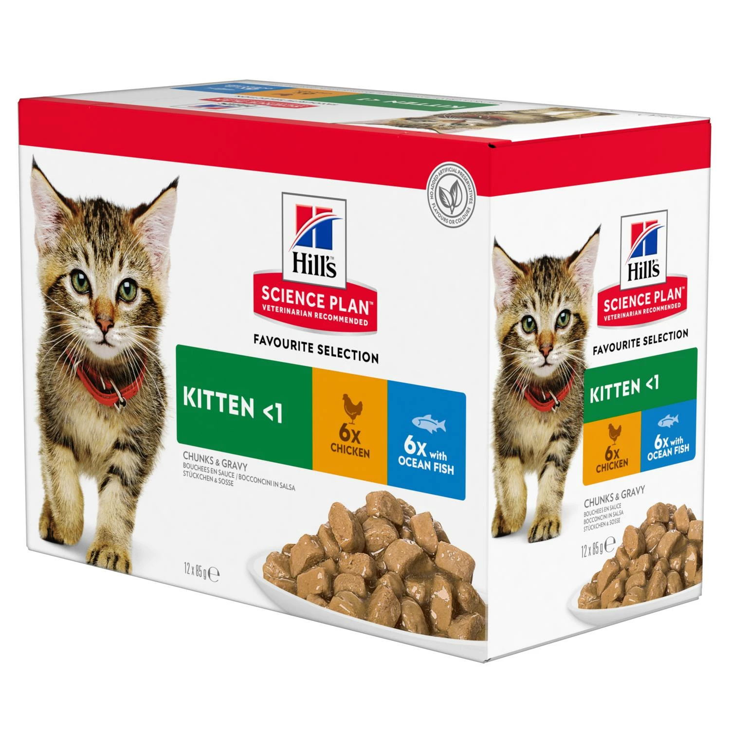 Hill's Science Plan Kitten Frischebeutel Huhn & Seefisch