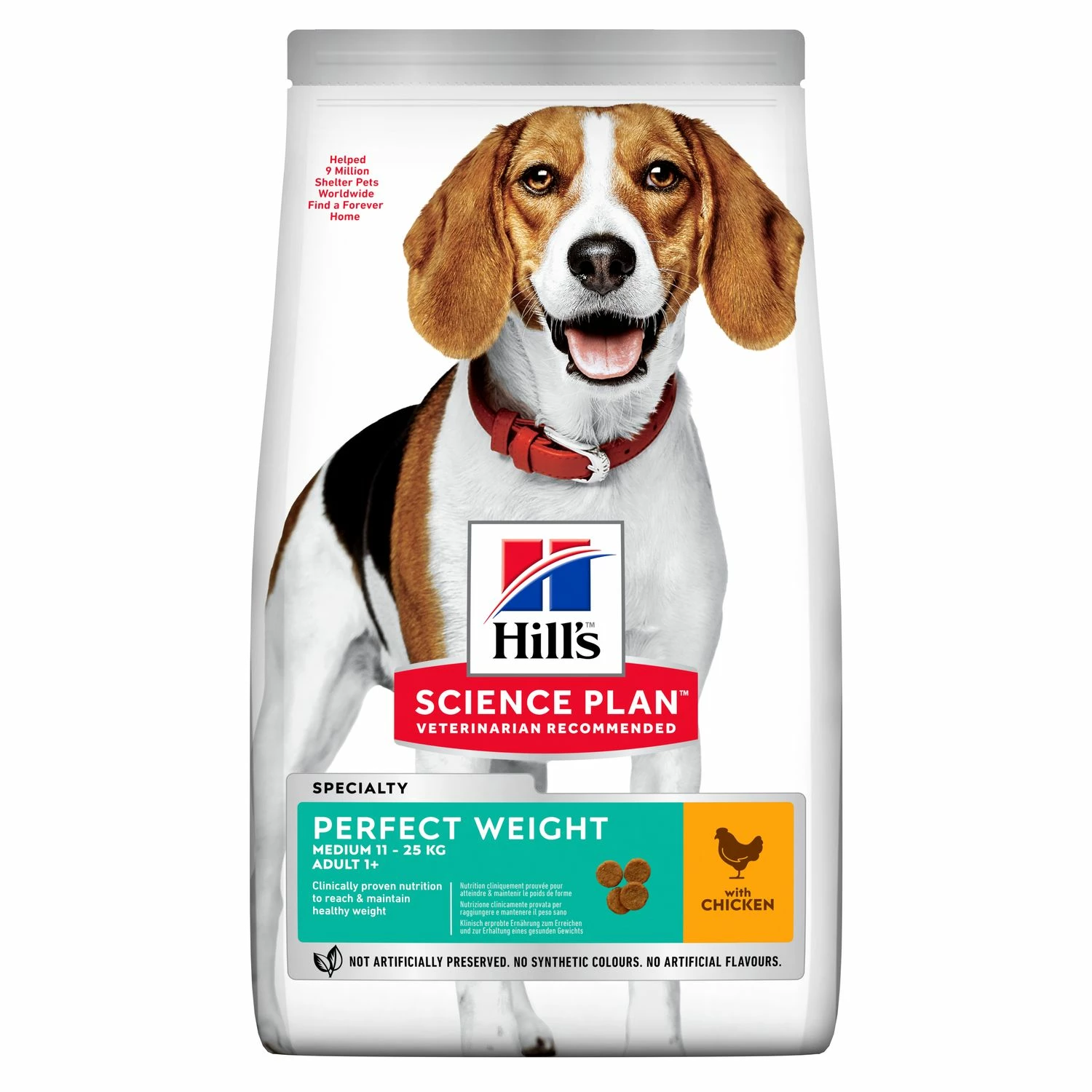 Hill's Science Plan Perfect Weight Medium Adult Hundefutter
